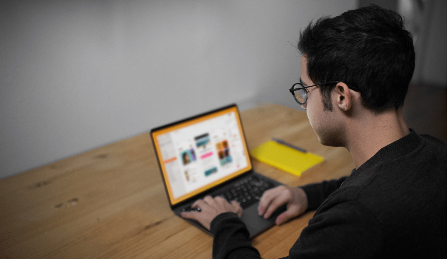 Image of Ramses Cabello working in Sketch