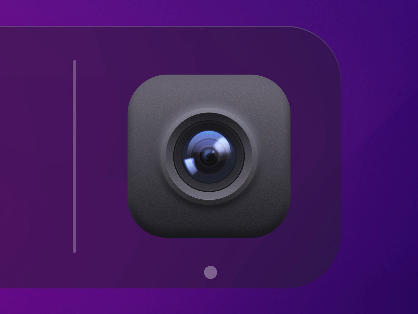 A camera app icon design made by Tiago Alexandrino
