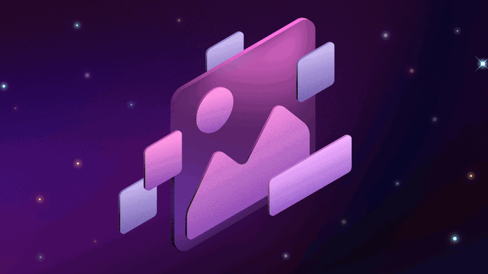 Illustration made in Sketch of creating a widget background