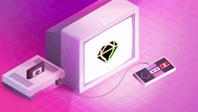 Illustration made in Sketch of game user interface design