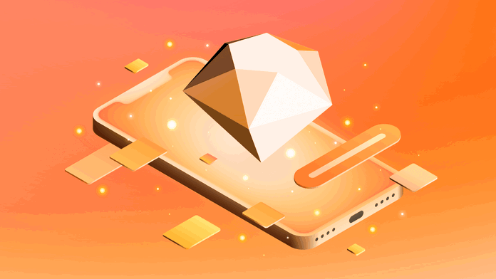 Illustration made in Sketch of the new iPhone app