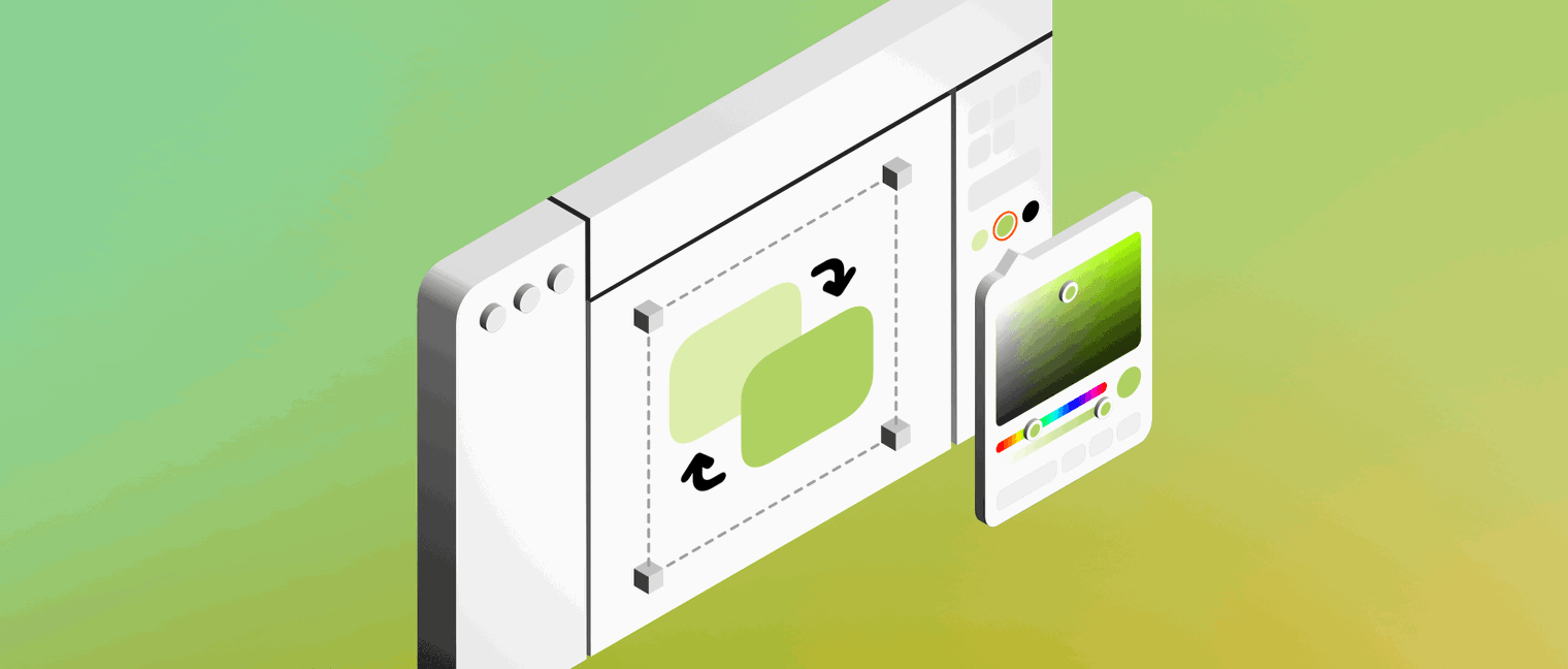 illustration made in sketch of override improvements