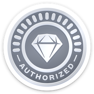 Authorized badge