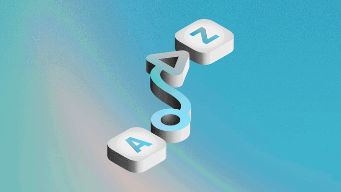Image showing a Sketch Link icon connecting a boxed letter A with a boxed letter Z