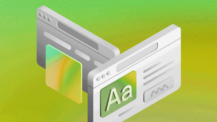 illustration made in Sketch of website design best practices